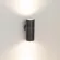 Уличный настенный светильник Arlight KT-Ray-Wall-Twin-R46-2x3W Day4000 034136, Серый, Нейтральный белый, Алюминий