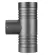 Уличный настенный светильник Arlight KT-Ray-Wall-Twin-R46-2x3W Day4000 034136, Серый, Нейтральный белый, Алюминий, вид сверху