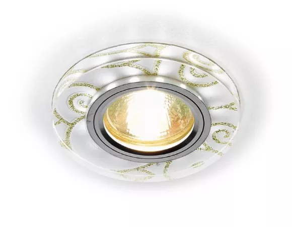 Встраиваемый светодиодный светильник Ambrella Light Led S231 WH/G Встраиваемый светодиодный светильник Ambrella Light Led S231 WH/G