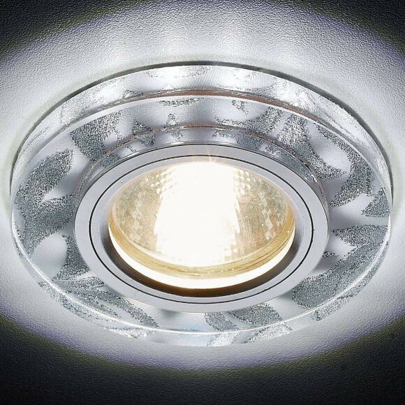 Встраиваемый светодиодный светильник Ambrella Light Led S231 WH/G Встраиваемый светодиодный светильник Ambrella Light Led S231 WH/G