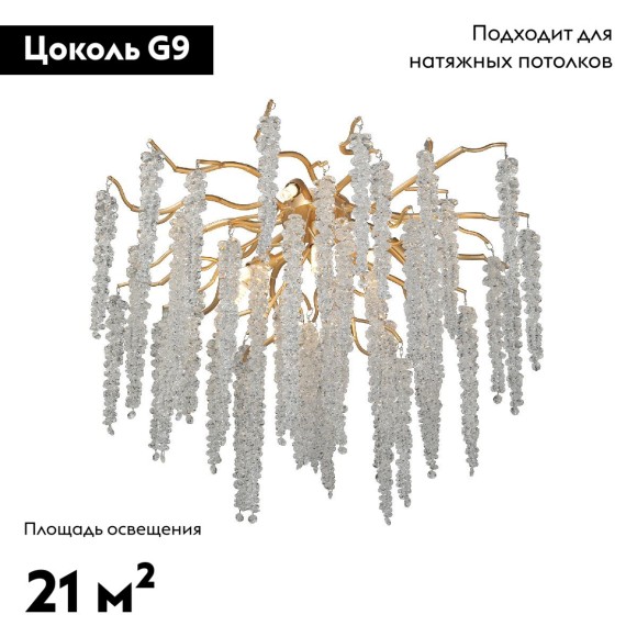 Потолочная люстра Vitaluce V2855-8/7PL