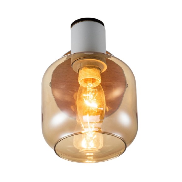 Спот Escada Hugge 10177/1A White, E14, 40W, прозрачный