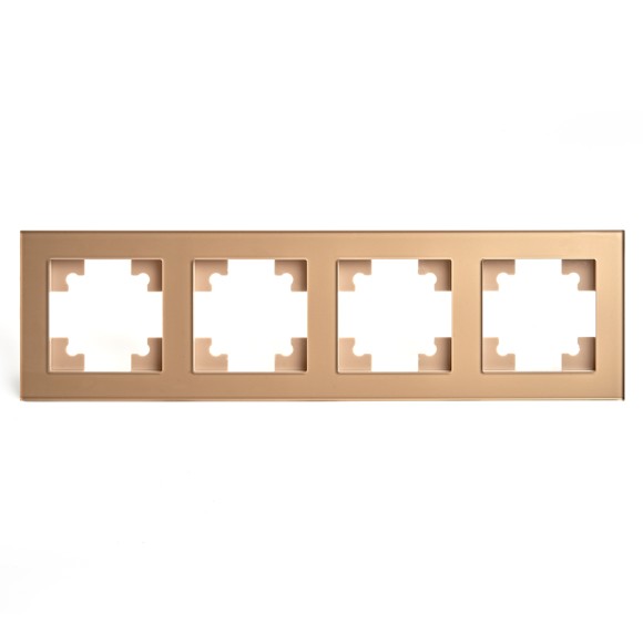 Рамка 4-местная Stekker Катрин GFR00-7004-08 49038