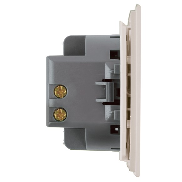 Переключатель 1-клавишный (механизм) Stekker Мия 250В 10A RSW10-3105-08 пудровый жемчуг 50477