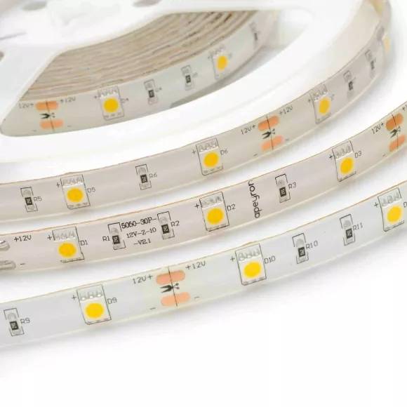 Светодиодная лента Apeyron 12В СТ 7,2Вт/м smd5050 30д/м IP65 360Лм/м 5м 3000К 00-40 Светодиодная лента Apeyron 12В СТ 7,2Вт/м smd5050 30д/м IP65 360Лм/м 5м 3000К 00-40