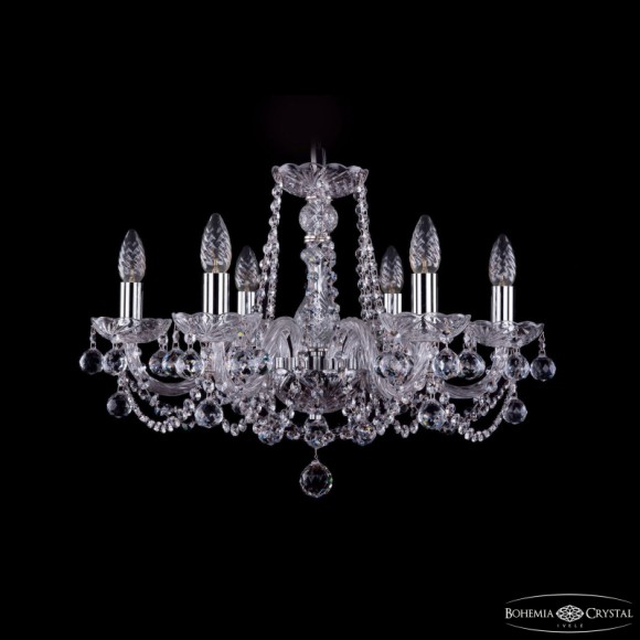 Подвесная люстра Bohemia Ivele Crystal 1402/6/195 Ni Balls