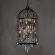 Подвесная люстра LOFT IT Vintage birdcage Loft1891/8, Черный, Металл, Дизайнерский стиль, крупный план