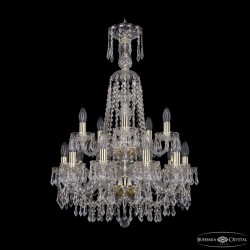 Подвесная люстра Bohemia Ivele Crystal 1403/10+5/195/XL-84/2d G