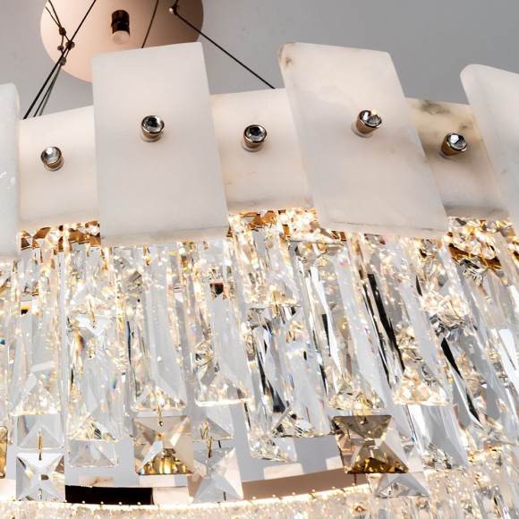 Подвесная светодиодная люстра Modelux ML.6980.800P GD