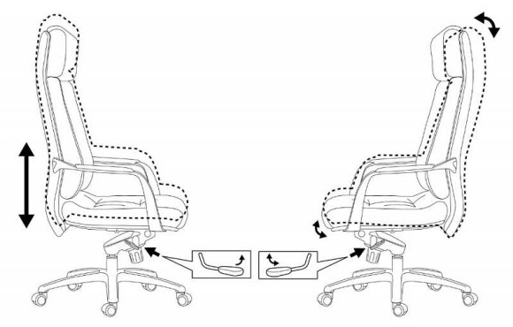 Кресло для руководителя _DAO/BROWN BUR_428196