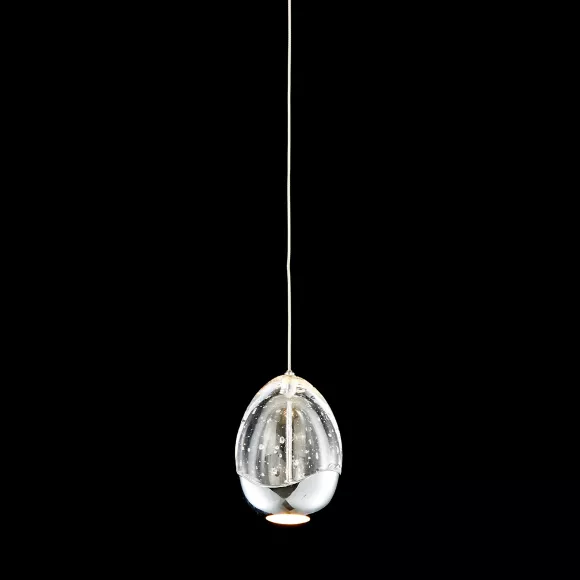 Подвесной светильник DeLight Collection Terrene MD13003023-1A chrome, Хром, Прозрачный, Металл, крупный план