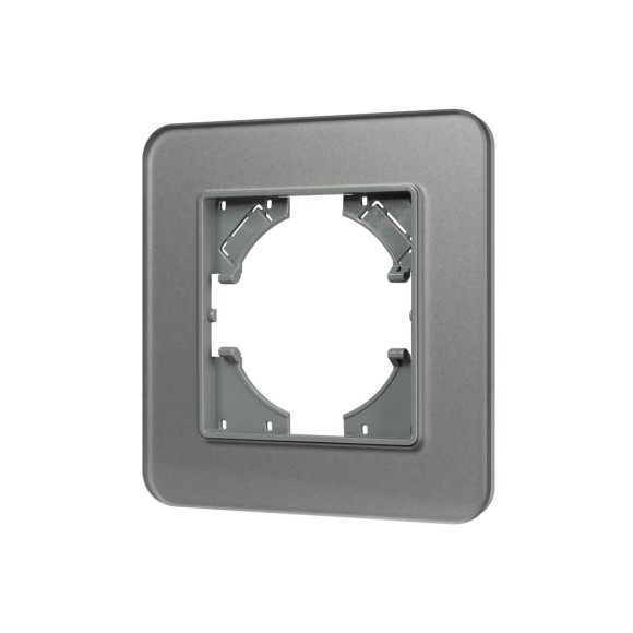 Рамка стеклянная на 1 пост Arlight FRM-OMALI-SFGS-1-GR 049677