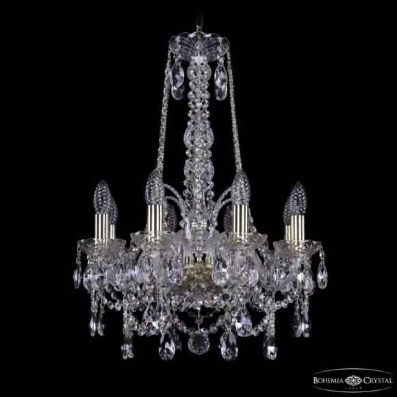 Подвесная люстра Bohemia Ivele Crystal 1411/8/141/h-62 G