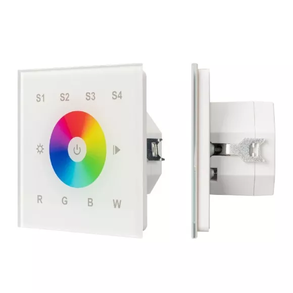 Сенсорная панель Arlight DALI-901-11-1G-4SC-RGBW-DT8-IN White BUS/230V 037200 Сенсорная панель Arlight DALI-901-11-1G-4SC-RGBW-DT8-IN White BUS/230V 037200