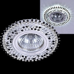 Встраиваемый светильник Reluce 59502-9.0-001MN MR16+LED3W BK