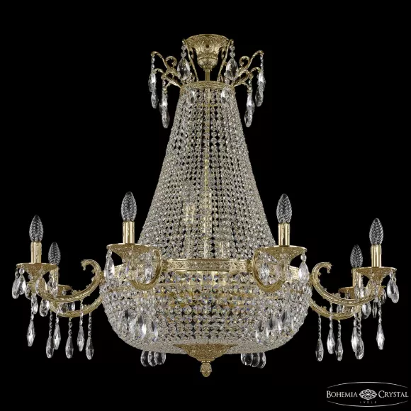 Потолочная люстра Bohemia Ivele Crystal 2111H208/8/100IV/Y1 G Потолочная люстра Bohemia Ivele Crystal 2111H208/8/100IV/Y1 G