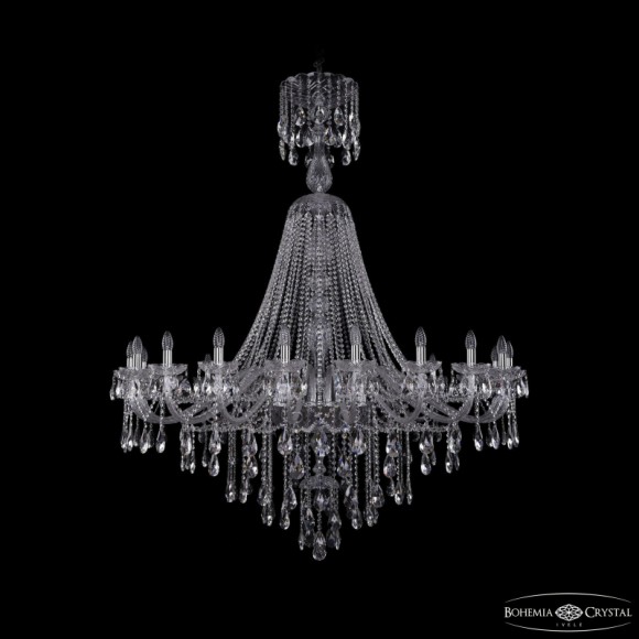 Подвесная люстра Bohemia Ivele Crystal 1415/20/530/XL-180 Ni