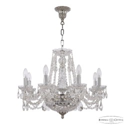 Подвесная люстра Bohemia Ivele Crystal 1451/8/160/250 Ni
