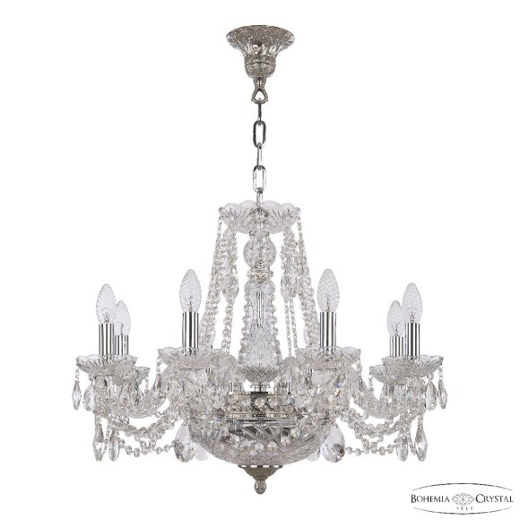 Подвесная люстра Bohemia Ivele Crystal 1451/8/160/250 Ni