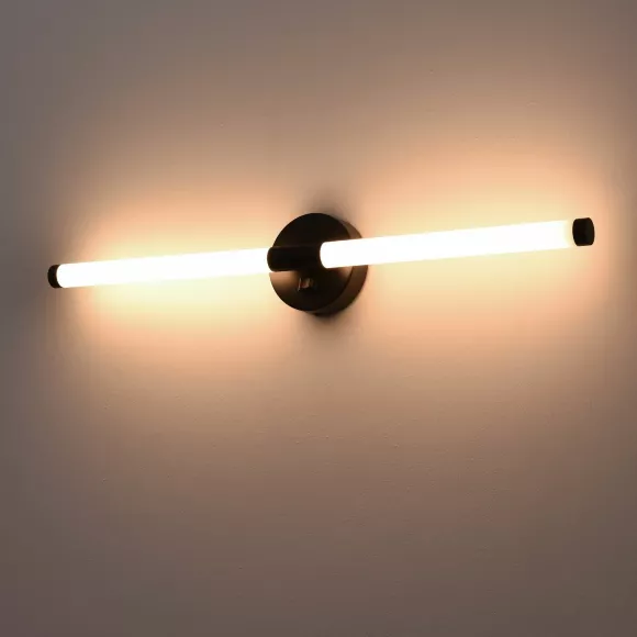 Настенный светильник Lightstar Noce 201027, Черный, Белый, От теплого до холодного, светодиодный модуль