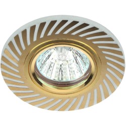 Встраиваемый светильник Эра DK LD39 WH/GD /1 Б0048936