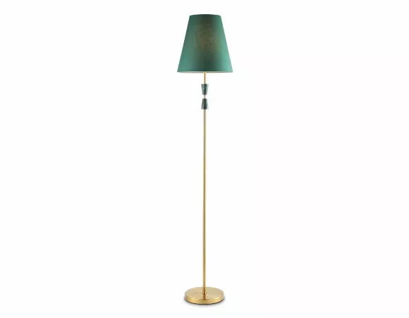 Торшер Ambrella Light High Light Classic LH75059, Латунь, Зеленый, Металл, крупный план основания