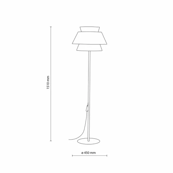 Торшер TK Lighting 16225 Kalum a073050, основание крупным планом Торшер TK Lighting 16225 Kalum a073050, основание крупным планом