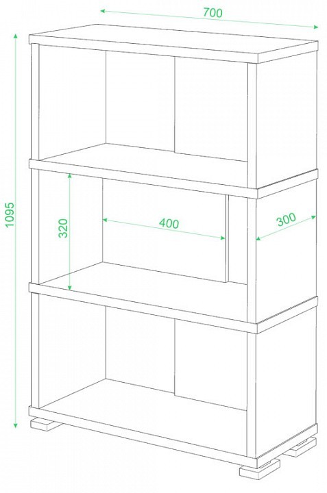 Стеллаж СБ-10/3 MER_SB-10-3_BESH