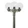 Уличный фонарь Fumagalli Ricu Bisso/G250 3L G25.157.S30.BXE27, Бронза, Прозрачный, Композит, крупный план