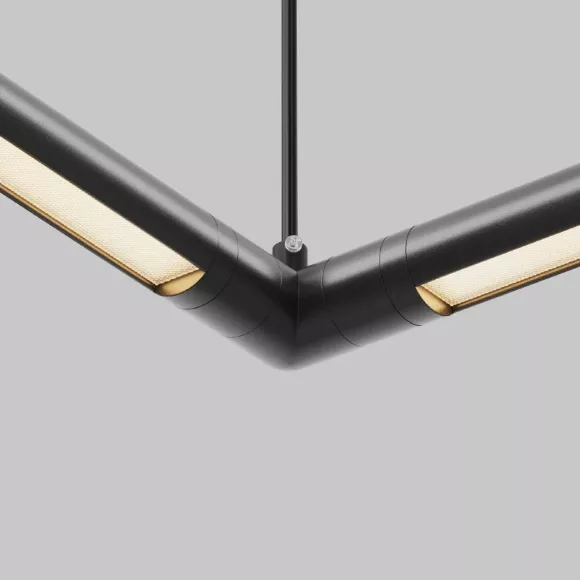 Угловой коннектор с вводом питания Maytoni Shelf CA014LC-P-B, вид снизу