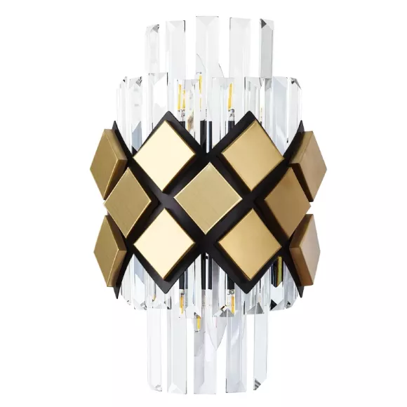 Настенный светильник Arte Lamp Amelia A1039AP-2BK Настенный светильник Arte Lamp Amelia A1039AP-2BK