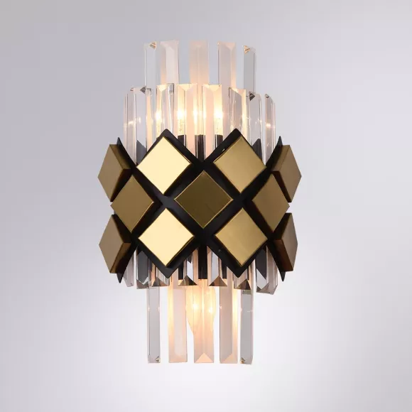 Настенный светильник Arte Lamp Amelia A1039AP-2BK Настенный светильник Arte Lamp Amelia A1039AP-2BK