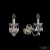Бра Bohemia Ivele Crystal 1402B/1/141 G