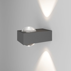 Уличный настенный светильник Elektrostandard Lenses серый 35191/W 4690389216459 a070452