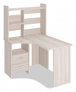 Стол компьютерный Домино Лайт СКЛ-Угл120+НКЛ-100 MER_SKL-Ugl120_NKL-100_K_LEV