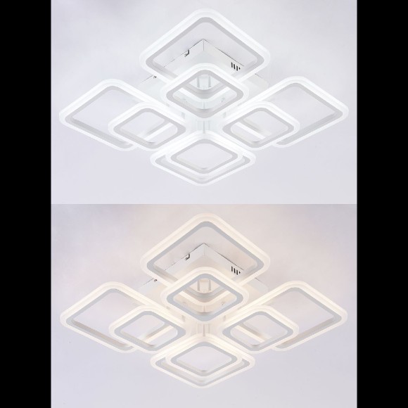 Потолочная люстра с пультом управления Natali Kovaltseva Spektr LED LAMPS 81108/4C