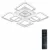 Потолочная люстра Natali Kovaltseva Spektr LED LAMPS 81108/4C