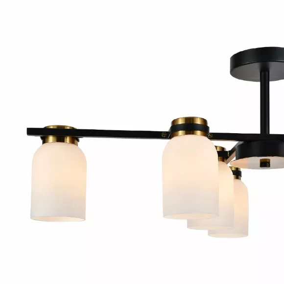 Люстра на штанге Escada Madison 1151/8P, вид снизу Люстра на штанге Escada Madison 1151/8P, вид снизу