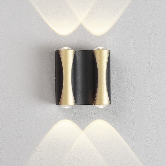 Уличный настенный светильник Crystal Lux CLT 022W2 BL-GO 4000K