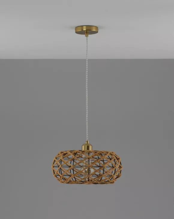 Подвесной светильник Moderli Marly V11230-1P, Прованс, Коричневый