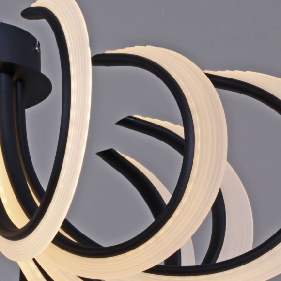 Потолочная светодиодная люстра Reluce 74390-0.3-6+6 black