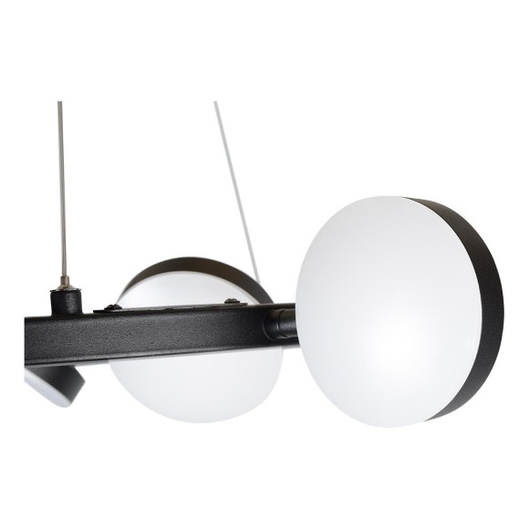 Подвесная светодиодная люстра с пультом управления iLedex Totes FS-016-D9 63W BK