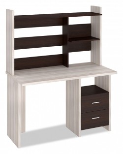 Стол компьютерный Домино Лайт СКЛ-Прям120+НКЛ-120 MER_SKL-Pryam120_NKL-120_KV