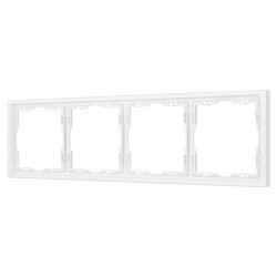 Рамка пластиковая Arlight FRM-NOBE-SFPL-4-WH 054223