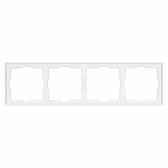 Рамка пластиковая Arlight FRM-NOBE-SFPL-4-WH 054223, Белый, Россия
