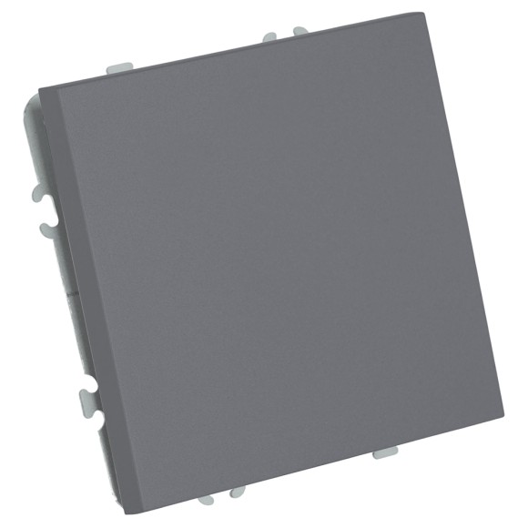 Переключатель 1-клавишный (механизм) СЗК Stekker Эмили 250В 10A RSW10-5105-10ZK платиново-серый soft touch 50240