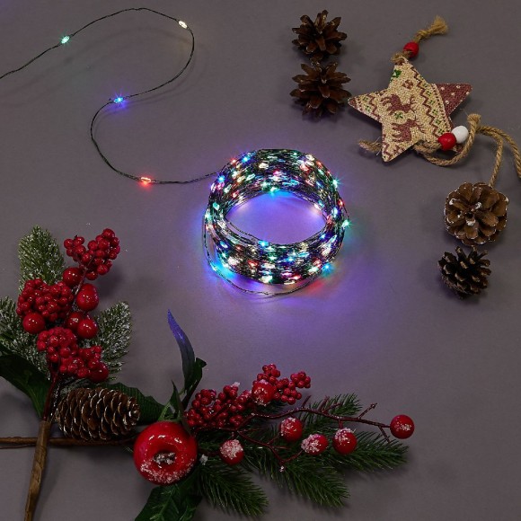 Гирлянда Роса Uniel ULD-S2000-200/DGA MULTI IP20 DEW UL-00012080