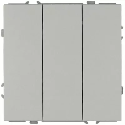 Выключатель Эра Galaxy 15-1107-03 тройной 10АХ-250В IP20 алюминий Б0070718
