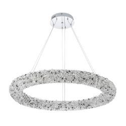 Подвесная светодиодная люстра с пультом управления Modelux MS.6000.800 CR