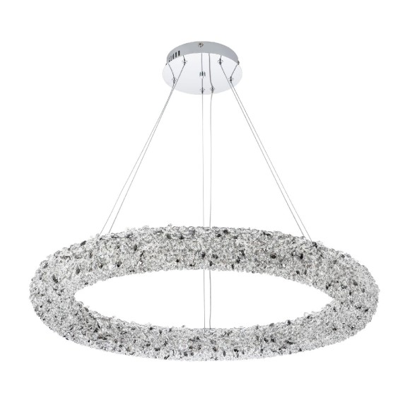 Подвесная светодиодная люстра с пультом управления Modelux MS.6000.800 CR